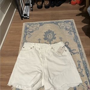 Agolde white shorts